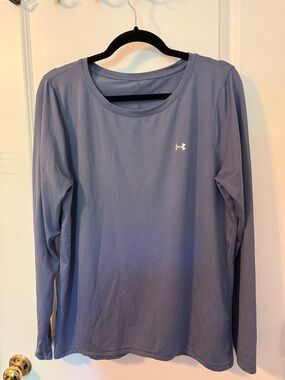 Under Armour Long Sleeve Crew Shirt - Periwinkle Blue